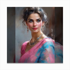 Portrait Of A Woman Canvas Print