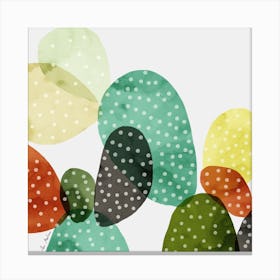 Cactus Square Canvas Print