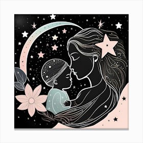 Mother And Child Canvas Print