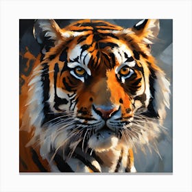 Sunlit, Bengal Tiger Canvas Print