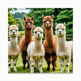 Alpacas Canvas Print