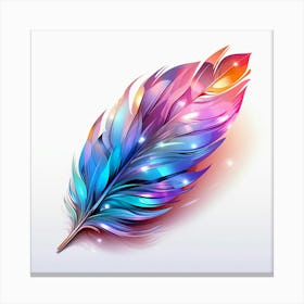 Diamond Feather Canvas Print