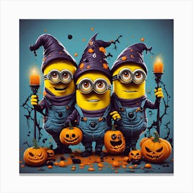 Minion Halloween 4 Canvas Print