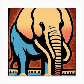 Elephant 01 Canvas Print