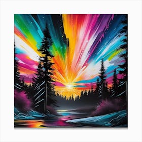 Sunset Painting Canvas Print