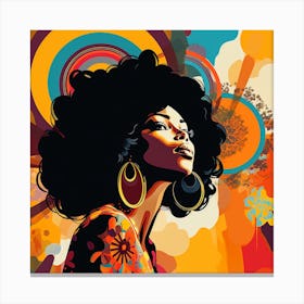 Afro Girl 29 Canvas Print