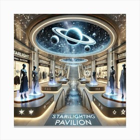 A Luxurious, High Tech Shopping Area Called Starli Canvas Print