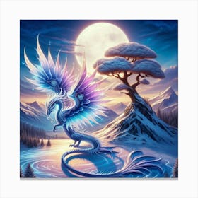 Blue Dragon Canvas Print