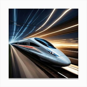 High Speed Train 15 Canvas Print