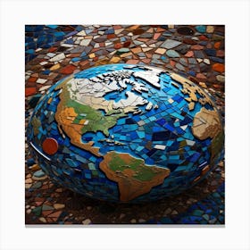 mosaic Earth 2 Canvas Print