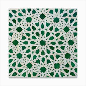 Islamic Mosaic morocco Zalij Canvas Print