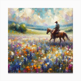 horse wall art Canvas Print