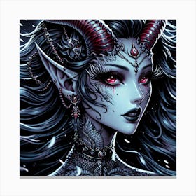 Demon Girl 2 Canvas Print
