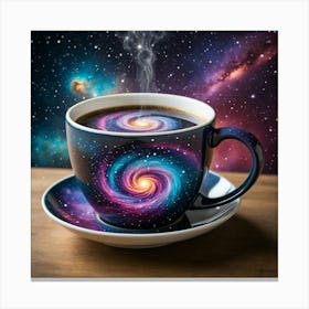 Galaxy Coffee Cup 1 Canvas Print