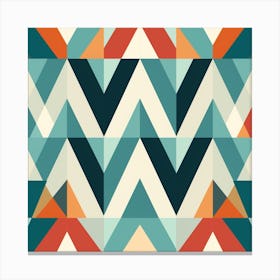 Abstract Geometric Pattern 47 Canvas Print