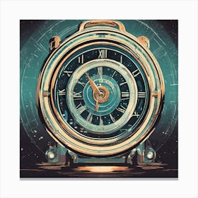 Clock Canvas Print