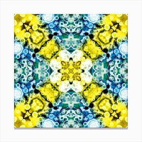 Abstraction Blue Yellow Ukraine 1 Canvas Print