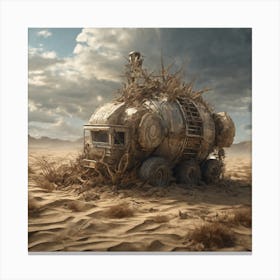 Desert Truck Canvas Print