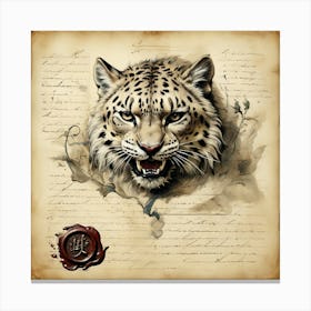 Angry beast 5 Canvas Print