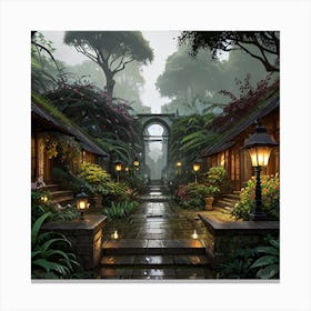 Botanical Gardens 1 Canvas Print
