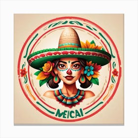 Mexican Girl 66 Canvas Print