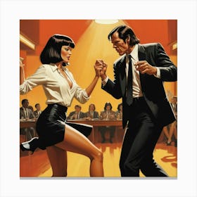 Pulp Fiction 3 Canvas Print