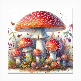 Fly agaric Canvas Print