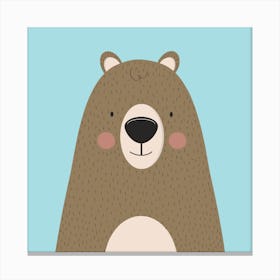 Bears Are Friendly Canvas Print