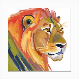 Asiatic Lion 04 Canvas Print