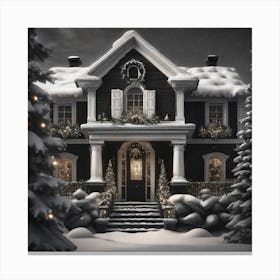 Christmas House 34 Canvas Print