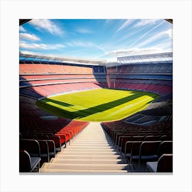 Soccer Stadium Canvas Print