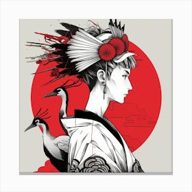 Geisha 10 Canvas Print