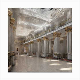 Interior Of The Russian Parliament Canvas Print