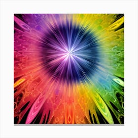 Rainbow Burst 3 Canvas Print