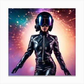 Futuristic Woman 14 Canvas Print