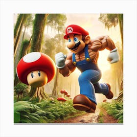 Mario Bros V4 Canvas Print