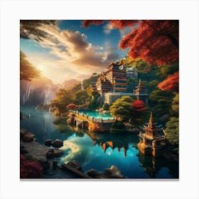 Asian Landscape 3 Canvas Print