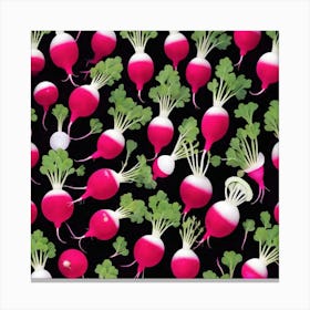 Radishes 12 Canvas Print