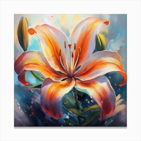 Lily Painting Canvas Print