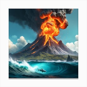 WORLD ENDING Canvas Print