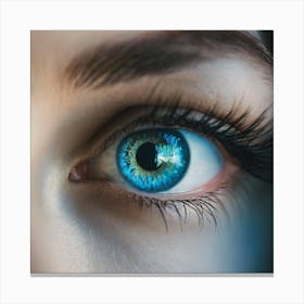 Blue Eye 11 Canvas Print