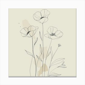 Poppies 78 Canvas Print