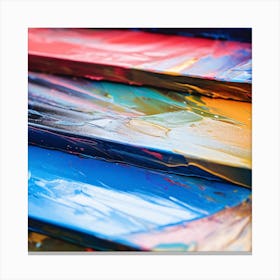 Abstract On Canvas Canvas Print