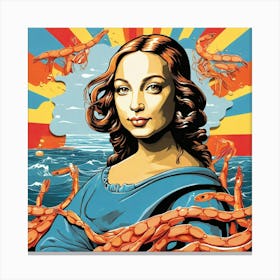 Mona Lisa 6 Canvas Print