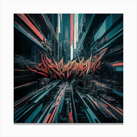 Graffiti Art 5 Canvas Print