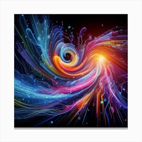 Abstract Swirl Canvas Print