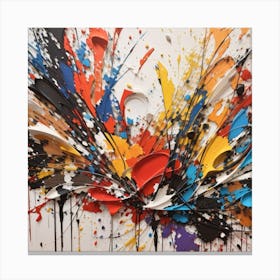 Abstract Painting F Canvas Print