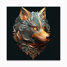 Wolf Head 1 Canvas Print