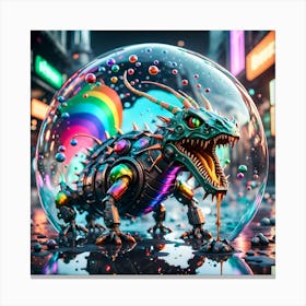 Rainbow Dragon 8 Canvas Print
