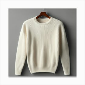 White Sweater Canvas Print